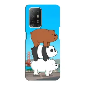 Чехлы с Пандами на Oppo F19 Pro Plus 5G (Друзья)