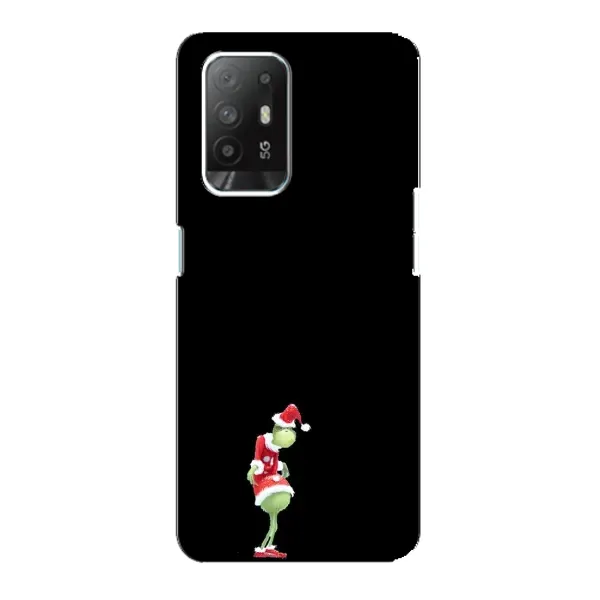 Чехол с рисунком «Гринч на чорном» для OPPO F19 Pro Plus 5G