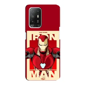 Чехол Супергерой Железный человек на Oppo F19 Pro Plus 5G (Iron man)