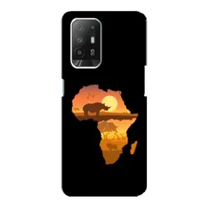 Летний Чехол на Oppo F19 Pro Plus 5G (Карта)