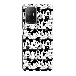 Чехлы с принтом Микки Маус на Oppo F19 Pro Plus 5G (Коллаж Микки Маус)