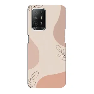 Чохол квітковий дизайн для Oppo F19 Pro Plus 5G (Кориневий фон)