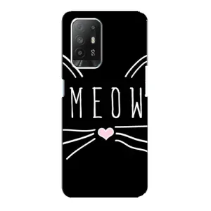 Бампер с изображением Котиков для Оппо Ф19 Про Плюс (КОТИК MEOW)