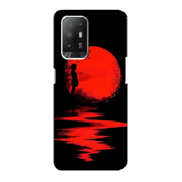 Чехол с рисунком «Красный Закат» для OPPO F19 Pro Plus 5G Чехол с рисунком «Красный Закат» для OPPO F19 Pro Plus 5G