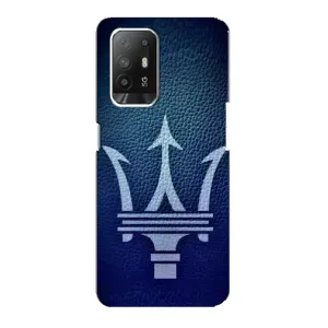 Чехлы с тематикой "Крутые машины" на Oppo F19 Pro Plus 5G (Лого Maserati)