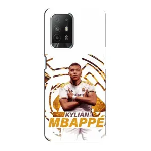 Чехол (TPU) с Футболистом на Oppo F19 Pro Plus 5G (Мбаппе Реал)