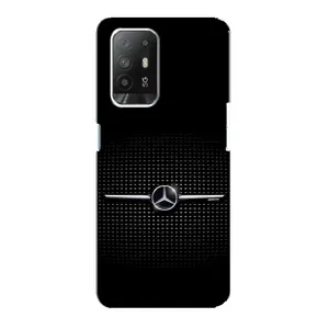 Силиконовый бампер с картинкой машины на Oppo F19 Pro Plus 5G (Mercedes)