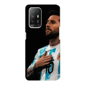 Чехлы Лео Месси Аргентина для Oppo F19 Pro Plus 5G (Месси Капитан)