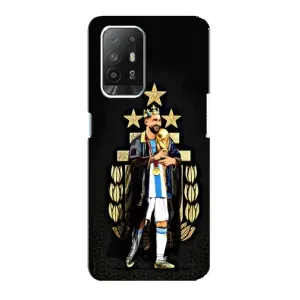 Чехлы Лео Месси Аргентина для Oppo F19 Pro Plus 5G (Месси король)
