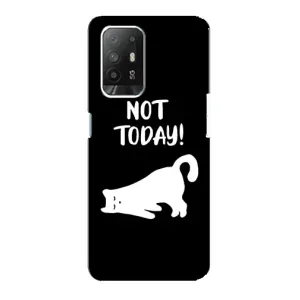 Бампер с изображением Котиков для Оппо Ф19 Про Плюс (Not Today)