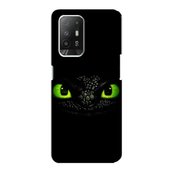 Чехол с рисунком «Глаза Беззубика» для OPPO F19 Pro Plus 5G Чехол с рисунком «Глаза Беззубика» для OPPO F19 Pro Plus 5G
