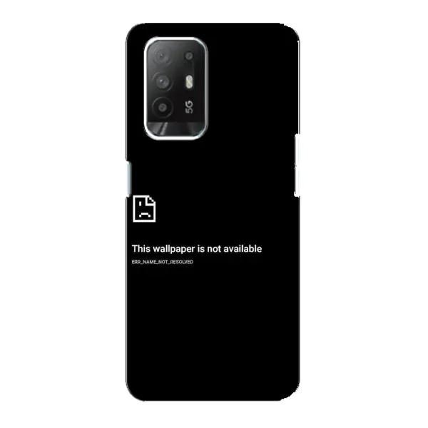 Чехол с рисунком «Ошибка» для OPPO F19 Pro Plus 5G Чехол с рисунком «Ошибка» для OPPO F19 Pro Plus 5G