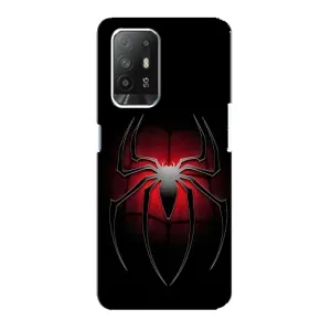 Чехол Супергерой Человека Паука на Oppo F19 Pro Plus 5G (Паук)