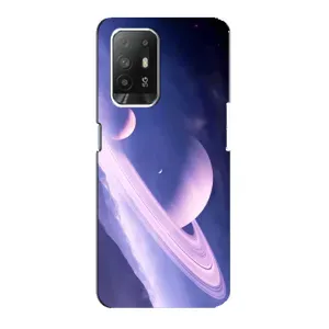 Чехлы КОСМОС для Oppo F19 Pro Plus 5G (Планета в космосе)