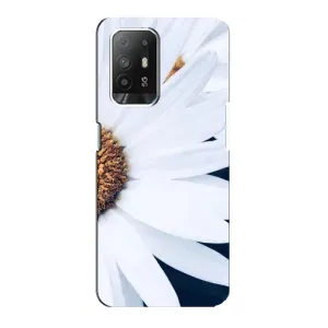 Чохол з ромашками на Oppo F19 Pro Plus 5G (Пів ромашки)