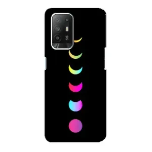 Чехол (ТПУ) с планетами на Oppo F19 Pro Plus 5G (Полнолуние)