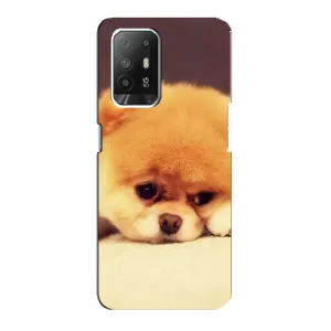 Чехол (ТПУ) Милые собачки для Oppo F19 Pro Plus 5G (Померанский шпиц)