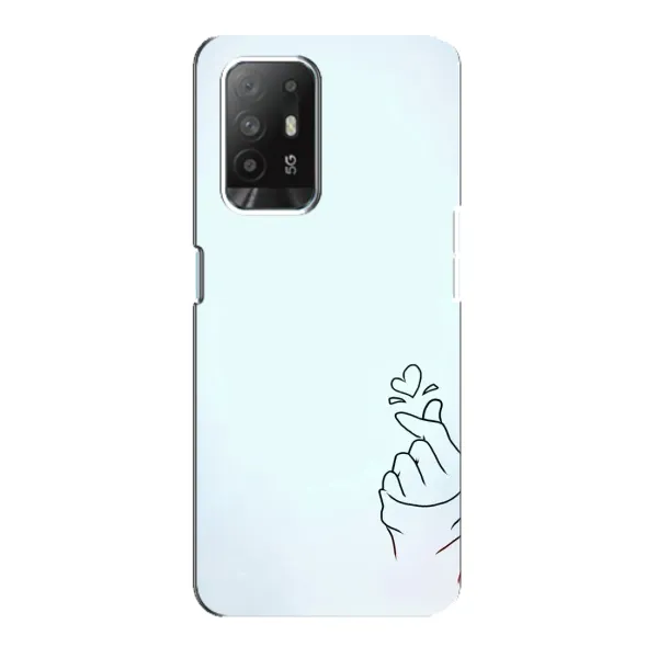 Чехол с рисунком «Сердце на голубом» для OPPO F19 Pro Plus 5G Чехол с рисунком «Сердце на голубом» для OPPO F19 Pro Plus 5G