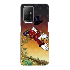 Силиконовый чехол для Oppo F19 Pro Plus 5G (Скрудж Луи Виттон)