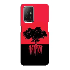 Чехлы УПА (Красно-Чёрный) на Oppo F19 Pro Plus 5G (УПА Патриот)
