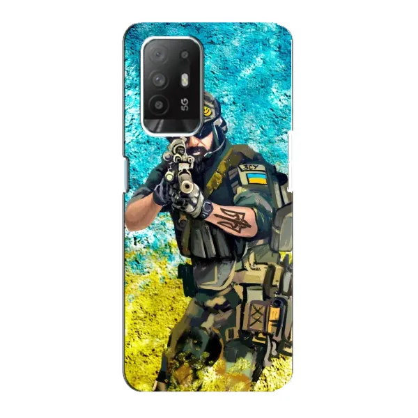 Чехол с рисунком «ЗСУ Воин» для OPPO F19 Pro Plus 5G Чехол с рисунком «ЗСУ Воин» для OPPO F19 Pro Plus 5G