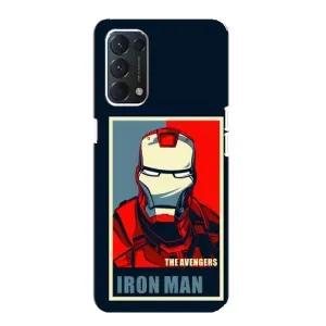 Чехол Супергерой Железный человек на Oppo F19 (Art Iron man)