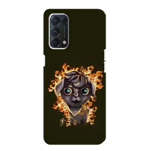 Чехлы на военную тематику для Oppo F19 (Бавовна мем)