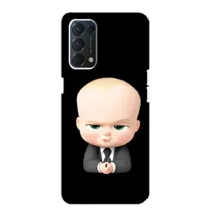 Мультяшный принт на Чехол для Оппо Ф19 (Бос)