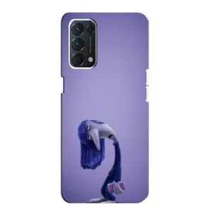 Чехол Головоломка для Oppo F19 - (AlphaPrint) (Хандра)
