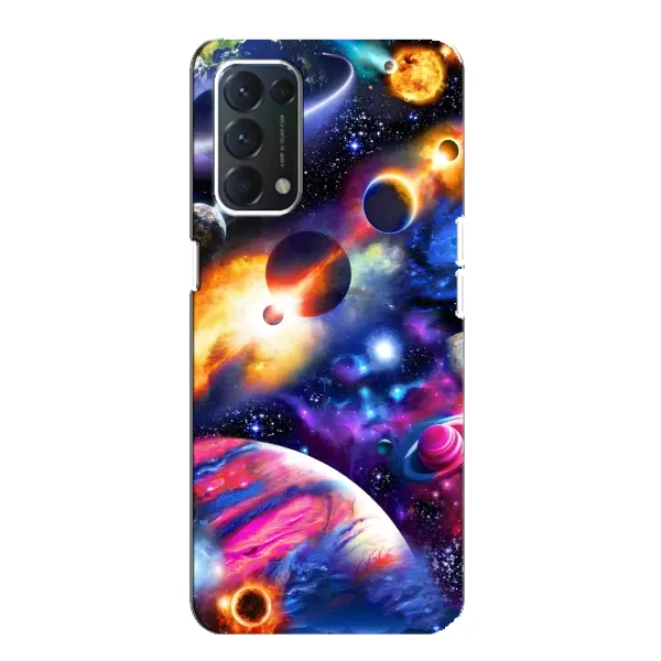 Чехол с рисунком «Космический мир» для OPPO F19 Чехол с рисунком «Космический мир» для OPPO F19