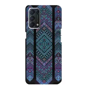 Силиконовый Чехол на Oppo F19 (Крутой орнамент)