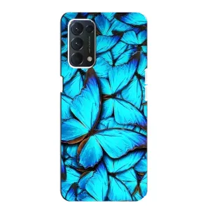 Силіконовий бампер з картинкою звірів для Oppo F19 (Крила метеликів)