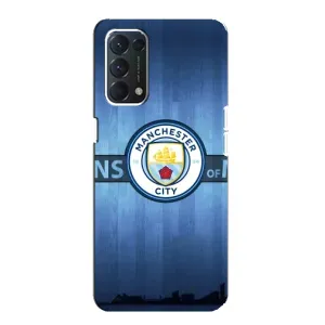 Силиконовые Чехлы принт Футбол на Oppo F19 (ManCity)