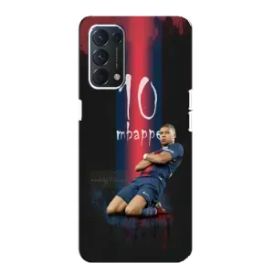Чехол (TPU) с Футболистом на Oppo F19 (MBAPPE 10)