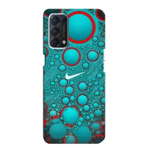 Силіконовый Чохол на Oppo F19 з картинкою НАЙК (Найк зелений)