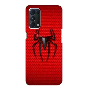 Чехол Супергерой Человека Паука на Oppo F19 (Паук марвел)