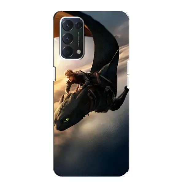 Чехол с рисунком «Полет Беззубика» для OPPO F19 Чехол с рисунком «Полет Беззубика» для OPPO F19