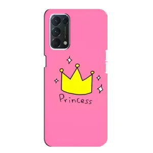 Девчачий Чехол для Oppo F19 (Princess)