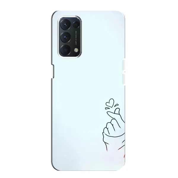 Чехол с рисунком «Сердце на голубом» для OPPO F19 Чехол с рисунком «Сердце на голубом» для OPPO F19