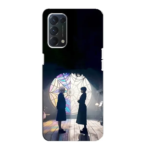 Чехол с рисунком «Уэнсдей и Энди» для OPPO F19 Чехол с рисунком «Уэнсдей и Энди» для OPPO F19