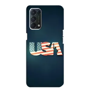 Чохол Прапор USA для Oppo F19 (USA)