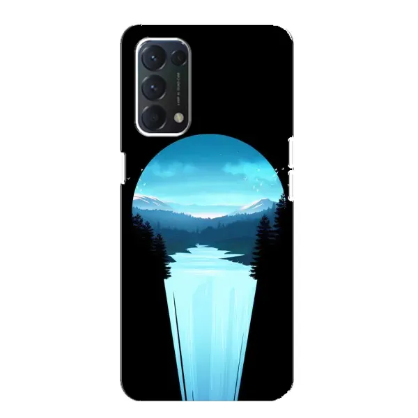 Чехол с рисунком «Синий Водопад» для OPPO F19 Чехол с рисунком «Синий Водопад» для OPPO F19