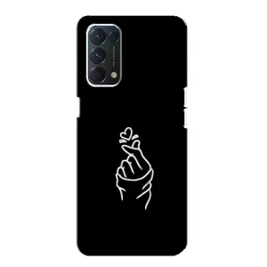 Чохол (Знак сердечка) для Oppo F19 (Знак Сердечка)