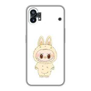 Чехол с принтом Лабубу для OPPO F31 (Бежевый Лабубу)