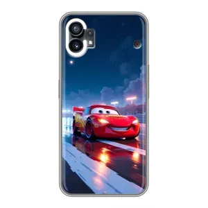 Чехол с принтом Маквин для OPPO F31 (Ночной Маквин Тачки)