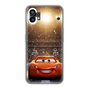 Чехол с принтом Маквин для OPPO F31 (Молния Маквин стадион)