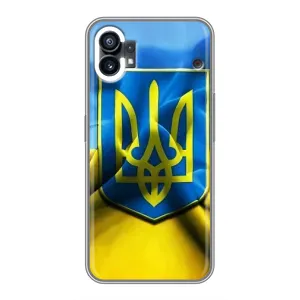 Чехол с картинкой (Патриотический ГЕРБ) на OPPO F31 (Герб и Флаг Украины)