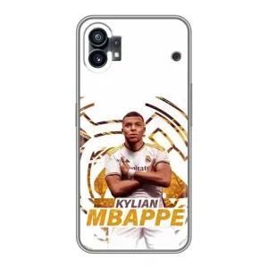 Чехол (TPU) с Футболистом на OPPO F31 (Мбаппе Реал)
