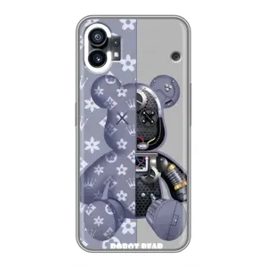 Силиконовый чехол для OPPO F31 (Медведь Louis Vuitton)