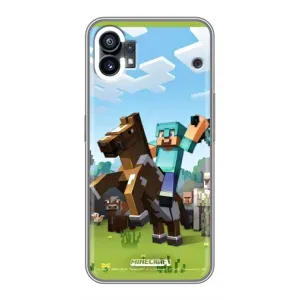 Чохли для OPPO F31 (Персонажі МайнКрафт) (На коні)